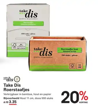 Sligro Take dis roerstaafjes aanbieding