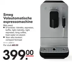 Sligro Smeg volautomatische espressomachine aanbieding