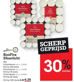 Sligro Bonfire sfeerlicht aanbieding