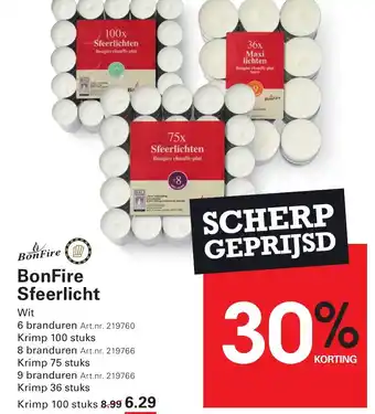 Sligro Bonfire sfeerlicht aanbieding