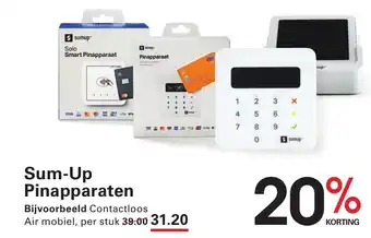 Sligro Sum-up pinapparaten aanbieding