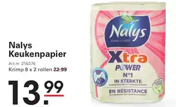 Sligro Nalys keukenpapier aanbieding