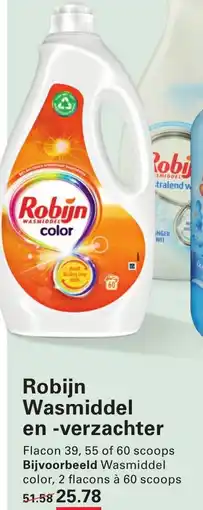 Sligro Robijn wasmiddel en verzachter aanbieding