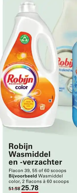 Sligro Robijn wasmiddel en verzachter aanbieding