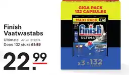 Sligro Finish vaatwastabs aanbieding