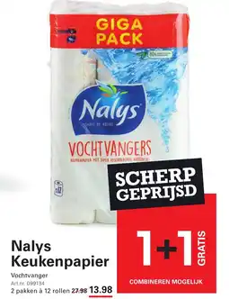 Sligro Nalys keukenpapier aanbieding