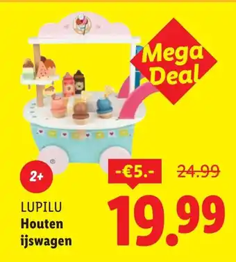 Lidl Lupilu houten ijswagen aanbieding
