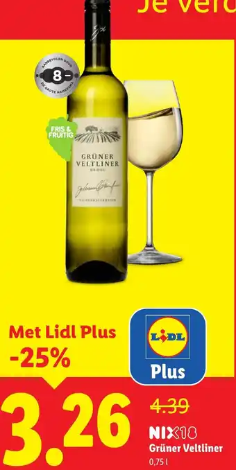Lidl Grüner veltliner aanbieding