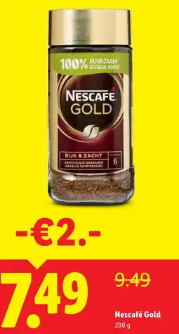 Lidl Nescafé gold aanbieding