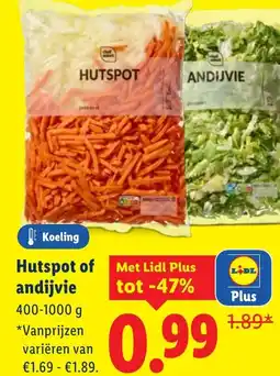 Lidl Hutspot of andijvie aanbieding