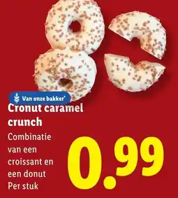 Lidl Cronut caramel crunch Combinatie aanbieding