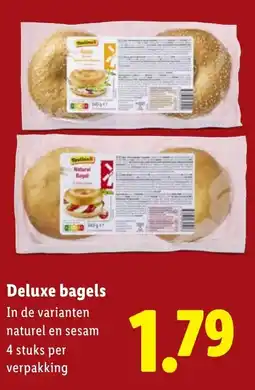 Lidl Deluxe bagels aanbieding