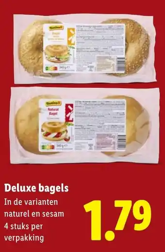 Lidl Deluxe bagels aanbieding