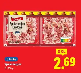 Lidl Spekreepjes aanbieding