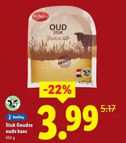 Lidl Stuk Goudse oude kaas aanbieding
