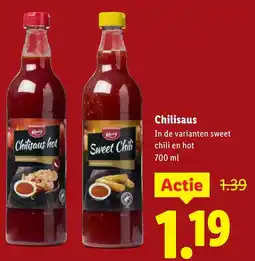 Lidl Chilisaus hot aanbieding