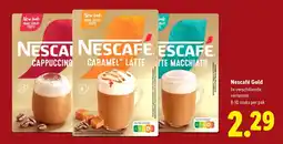 Lidl Nescafé Gold aanbieding