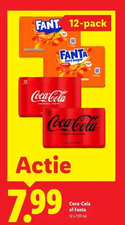 Lidl Coca-Cola of Fanta aanbieding