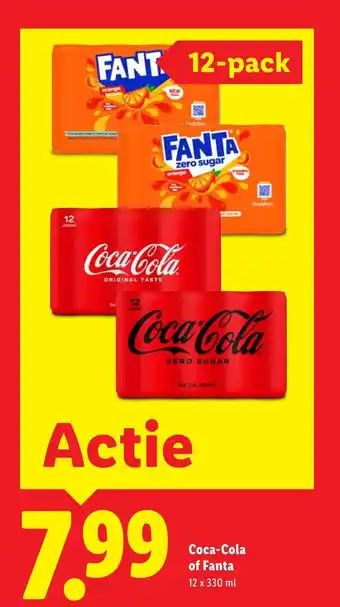 Lidl Coca-Cola of Fanta aanbieding