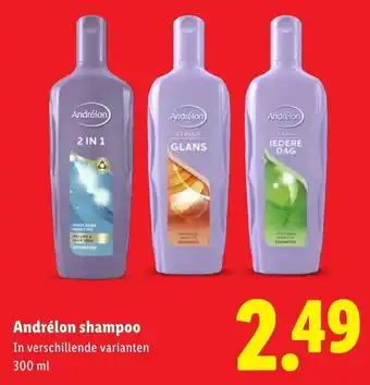 Lidl Andrélon shampoo aanbieding