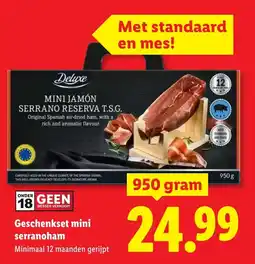 Lidl Geschenkset mini serranoham aanbieding