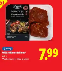 Lidl Wild zwijn medaillons aanbieding