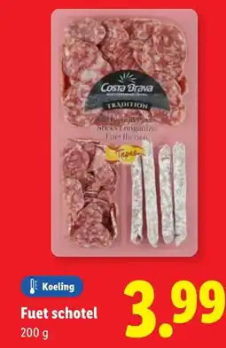 Lidl Fuet schotel aanbieding