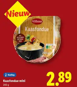 Lidl Kaasfondue mini aanbieding