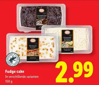 Lidl Fudge cake aanbieding