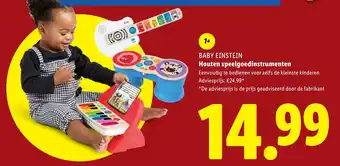 Lidl BABY EINSTEIN Houten speelgoedinstrumenten aanbieding