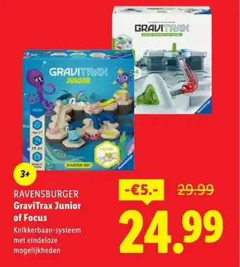 Lidl Ravensburger GraviTrax Junior of Focus aanbieding