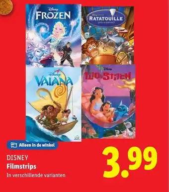Lidl DISNEY Filmstrips aanbieding