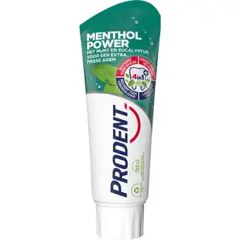 Dirk Prodent Tandpasta menthol power aanbieding