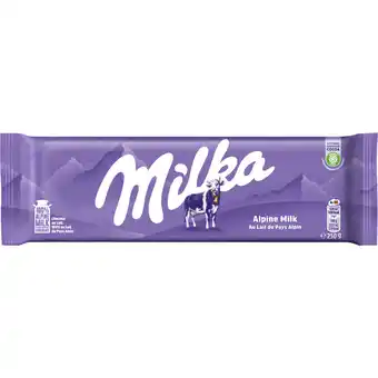 Dirk Milka Chocoladereep alpenmelk aanbieding