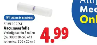 Lidl SILVERCREST Vacumeerfolie aanbieding