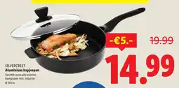 Lidl SILVERCREST Aluminium hapjespan aanbieding