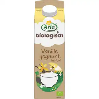 Dirk Arla Biologisch halfvolle yoghurt vanille aanbieding