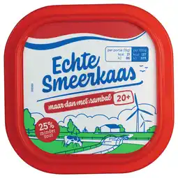 Dirk Echte Smeerkaas sambal 20+ aanbieding