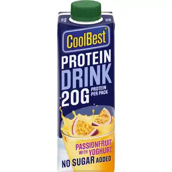 Dirk CoolBest Protein drink passionfruit aanbieding