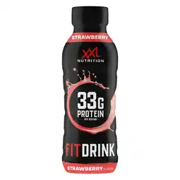 Dirk XXL Fit Protein drink strawberry aanbieding