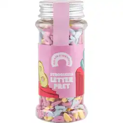 Dirk Bakken en versieren Letter sprinkels aanbieding