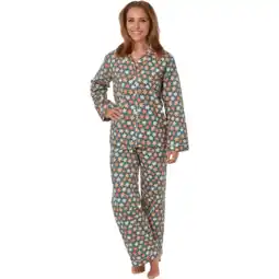 Dirk Flanellen pyjama dames aanbieding