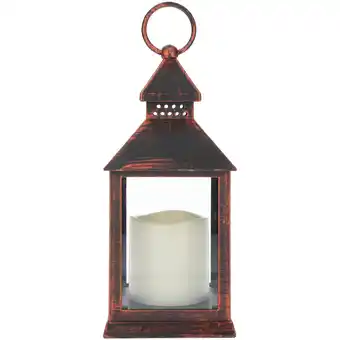 Dirk Lantaarn met led kaars 23 cm aanbieding