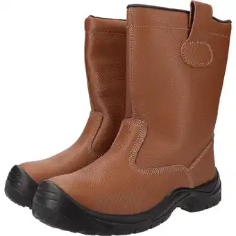 Dirk Veiligheidslaarzen Bruin 41-45 aanbieding