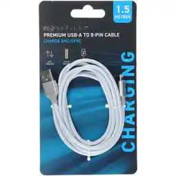 Dirk Oplaadkabel a-8 pin 3 kleuren 1.5 meter aanbieding