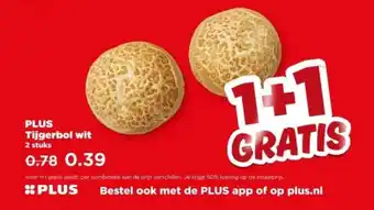 PLUS PLUS Tijgerbol wit aanbieding