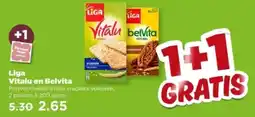 PLUS Liga Vitalu en Belvita aanbieding