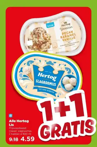 PLUS Alle Hertog IJs aanbieding