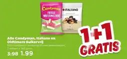 PLUS Alle Candyman, Italiano en Oldtimers Suikervrij aanbieding