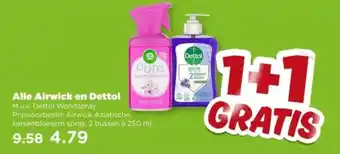 PLUS Alle Airwick en Dettol aanbieding